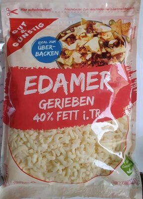 Edamer gerieben