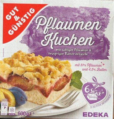 Pflaumen Kuchen front packaging