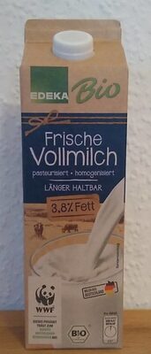 Frische Vollmilch front packaging