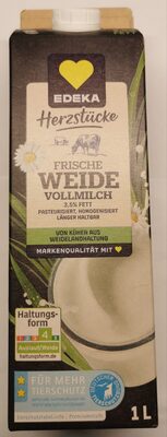 Frische Weide Vollmilch, 3,5 % Fett