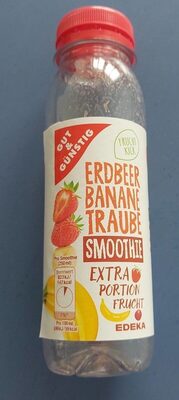Erdbeer-Banane-Traube Smoothie