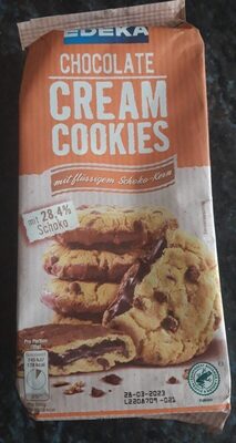 Chocolate cream cookies