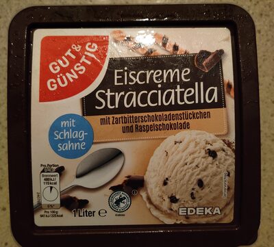 Eiscreme Stracciatella