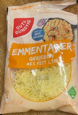 Emmentaler gerieben