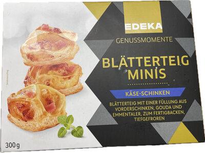 Käse-Schinken Blätterteig-Minis