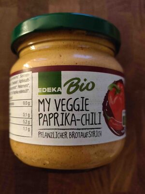 Brotaufstrich My Veggie Paprika-Chili front packaging
