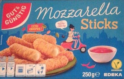 Mozzarella Sticks mit Paprika-Chili-Dip