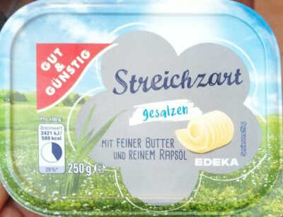 Streichzart, gesalzen front packaging