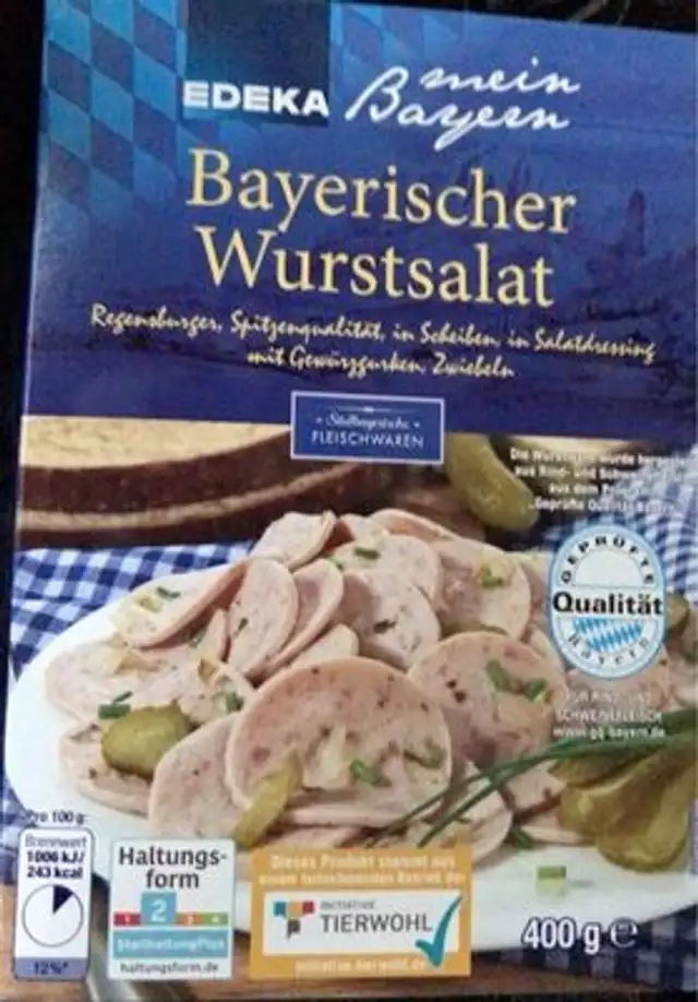 Bayrischer Wurstsalat front packaging