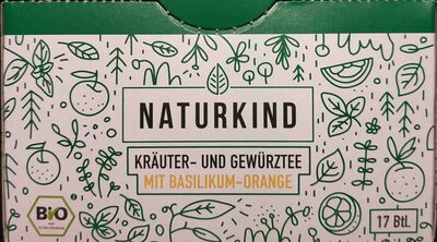 Kräuter- und Gewürztee mit Basilikum-Orange