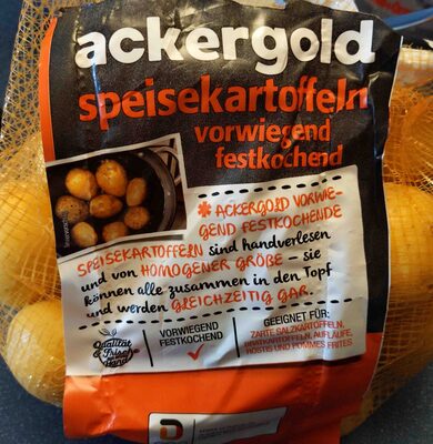 Speisekartoffeln vorwiegend festkochend front packaging