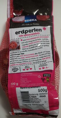 Erdperlen rote Speisezwiebeln