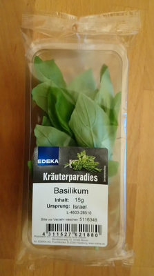 Kräuterparadies Basilikum front packaging