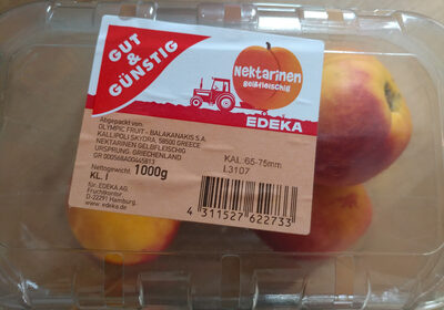 Nektarinen gelbfleischig