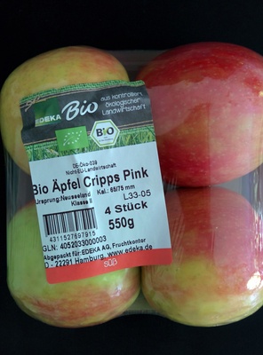 Bio Äpfel Cripps Pink front packaging