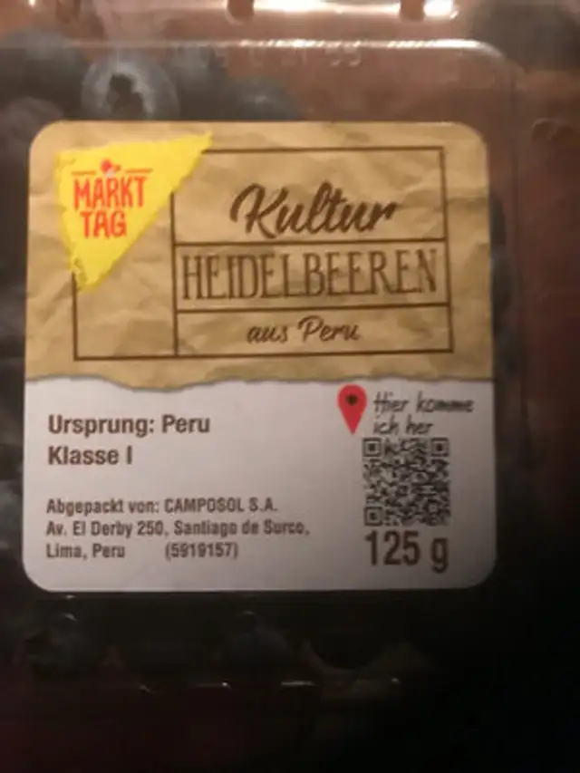 Unknown ingredients label