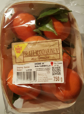 Blatt-Mandarinen, Größe 3/4