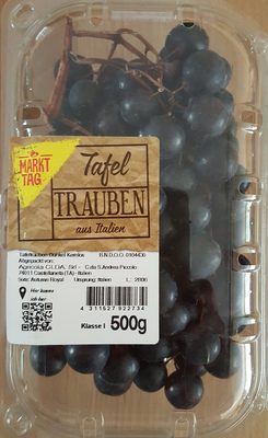 Tafeltrauben aus Italien front packaging