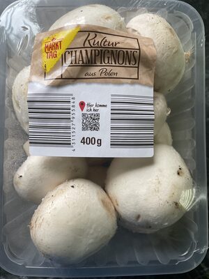 Champignons front packaging