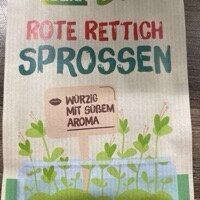 Rote Rettich Sprossen