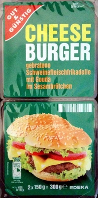 Cheeseburger front packaging