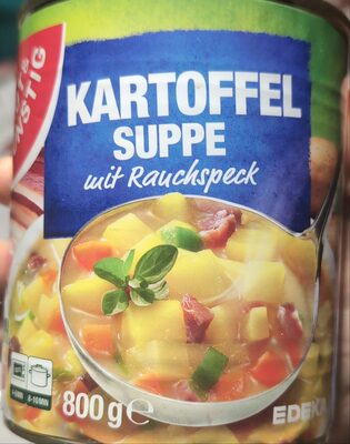 Kartoffelsuppe mit Rauchspeck