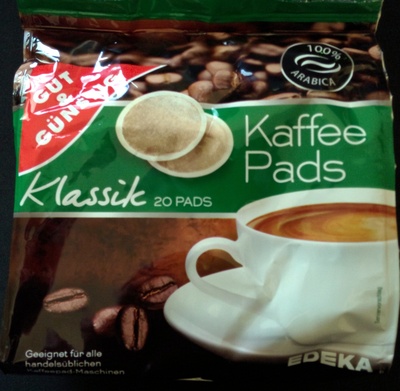 Kaffee Pads Klassik