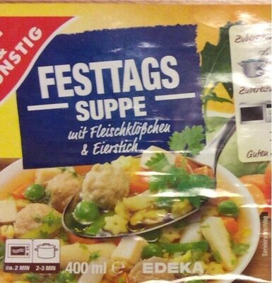 Festagssuppe front packaging