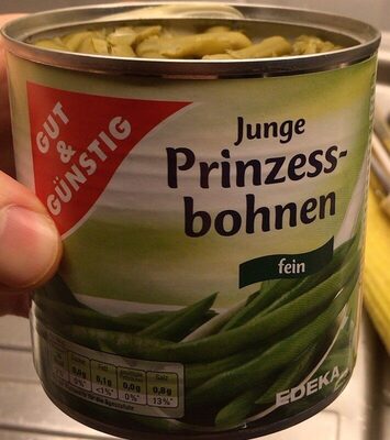 Junge Prinzessbohnen fein front packaging