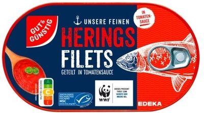 Heringsfilets in Tomatensauce