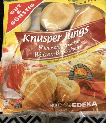 Tiefkühlbrötchen front packaging