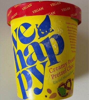 Vehappy Eisbecher - Creamy Peanut Pretzel Choc