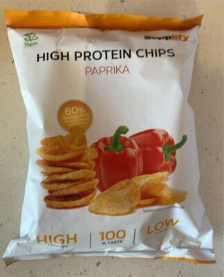 HIGH PROTEIN CHIPS front packaging