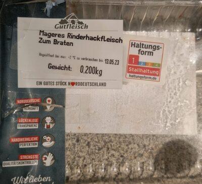 Mageres Rinderhackfleisch zum Braten