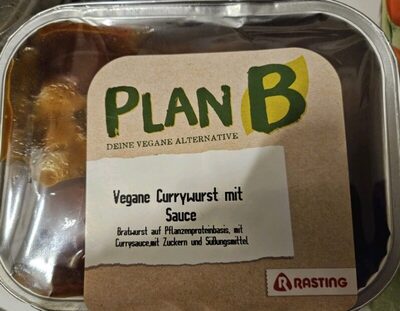 vegane Currywurst mit Soße