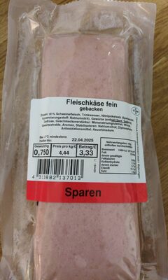 Fleischkäse fein front packaging