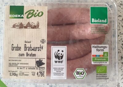 Grobe Bratwurst zum braten