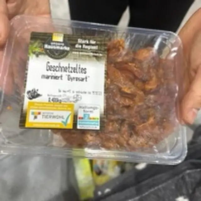 Geschnetzeltes Gyros Art front packaging