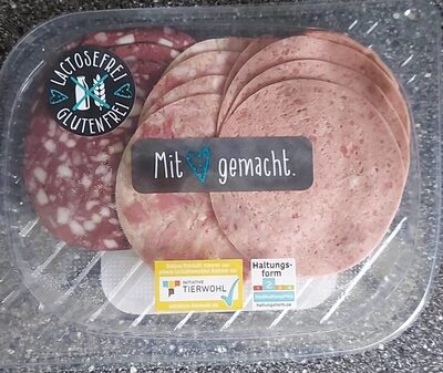 Aufschnitt mit Schwartenmagen Blutwurst Leberrolle