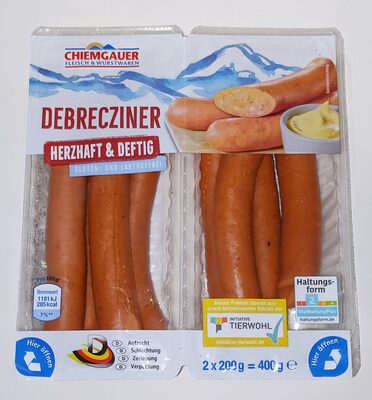 Debrecziner front packaging