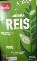 Langkorn Reis front packaging