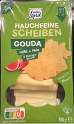 Hauchfeine Scheiben Gauda