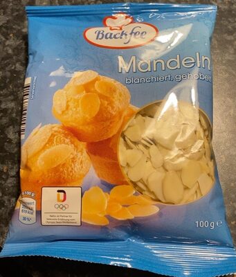 Mandeln, blanchiert und gehobelt front packaging