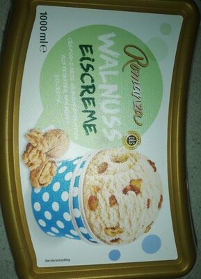 Walnuss Eiscreme