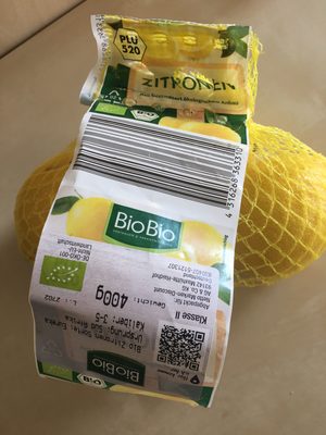 Zitronen aus kontrolliert ökologischen Anbau