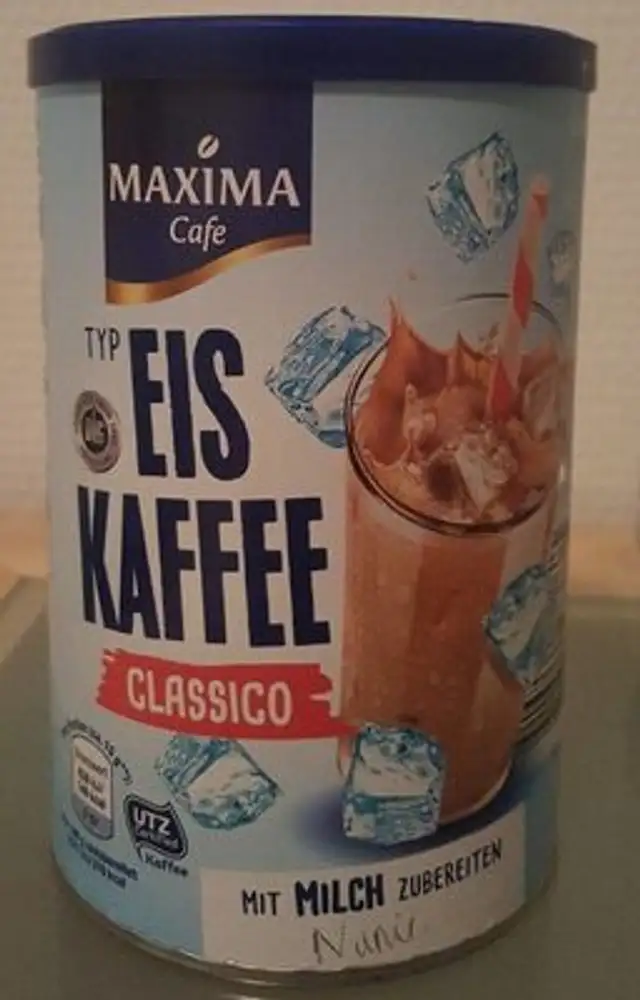 Eiskaffee Maxima, Classic front packaging