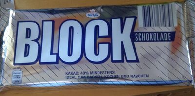 BLOCK Schokolade