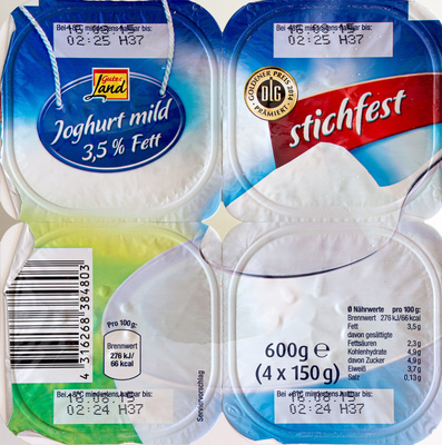 Joghurt mild 3,5% Fett
