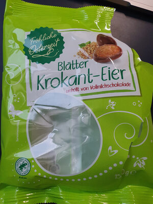 Blätter Krokant-Eier