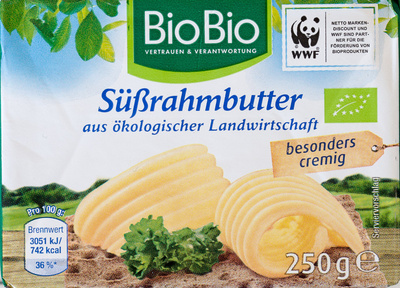 Süßrahmbutter Bio